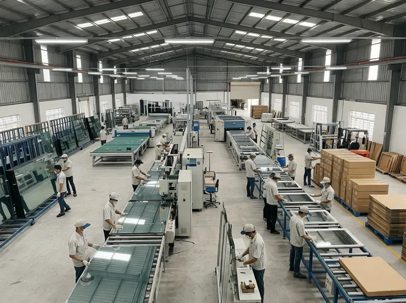 Livewellcraft 12,000 square meter integrated mirror production facility in Ho Chi Minh province