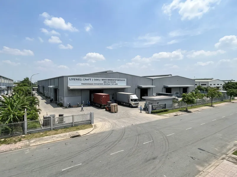Livewellcraft 12,000 m² mirror manufacturing facility in Ho Chi Minh, Vietnam
