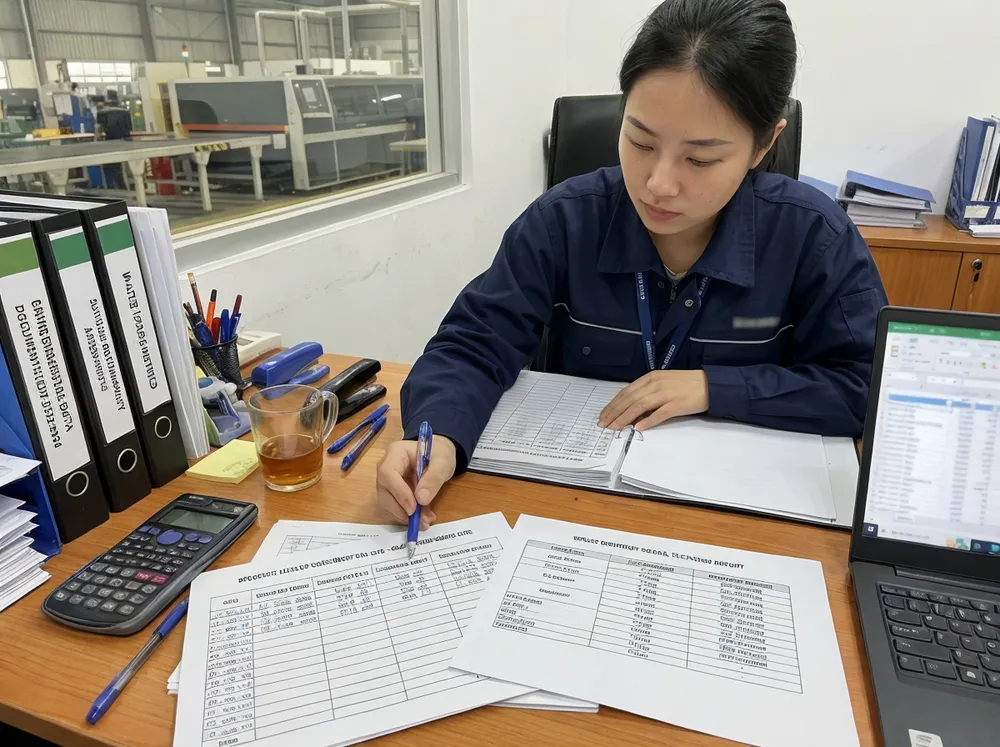 Environmental data documentation for supplier sustainability assessments