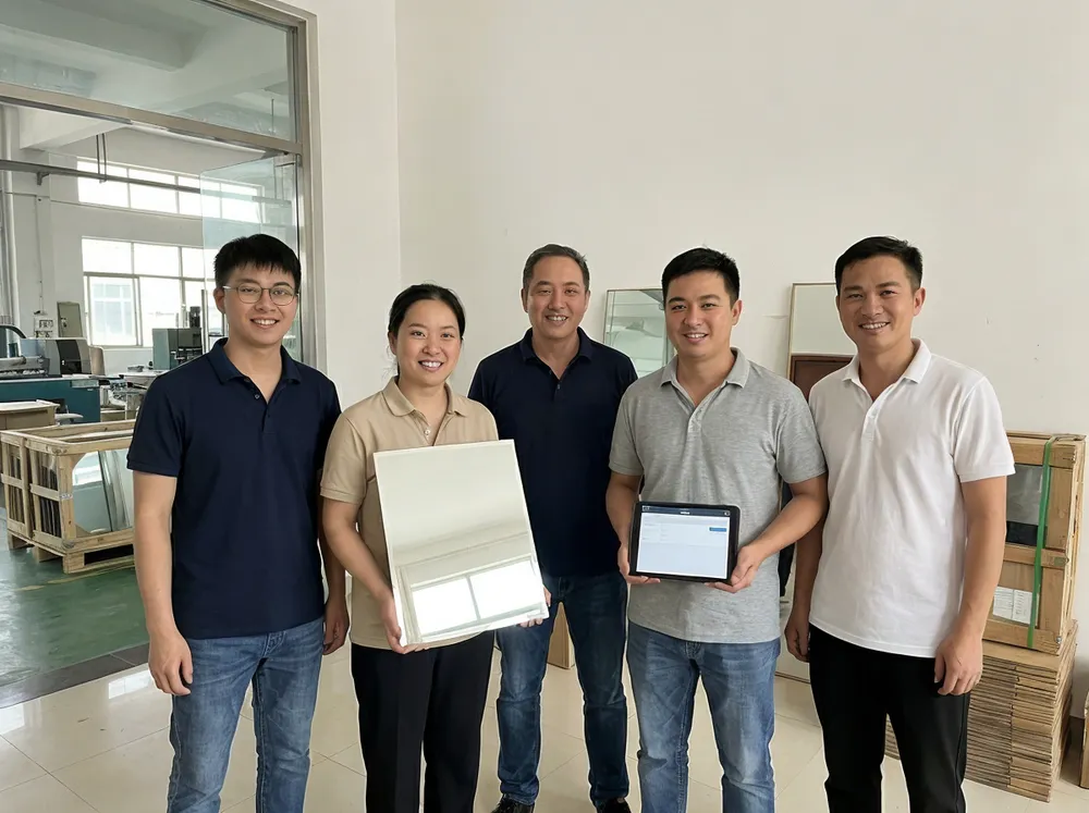 Livewellcraft factory team ready to assist with your mirror sourcing inquiries