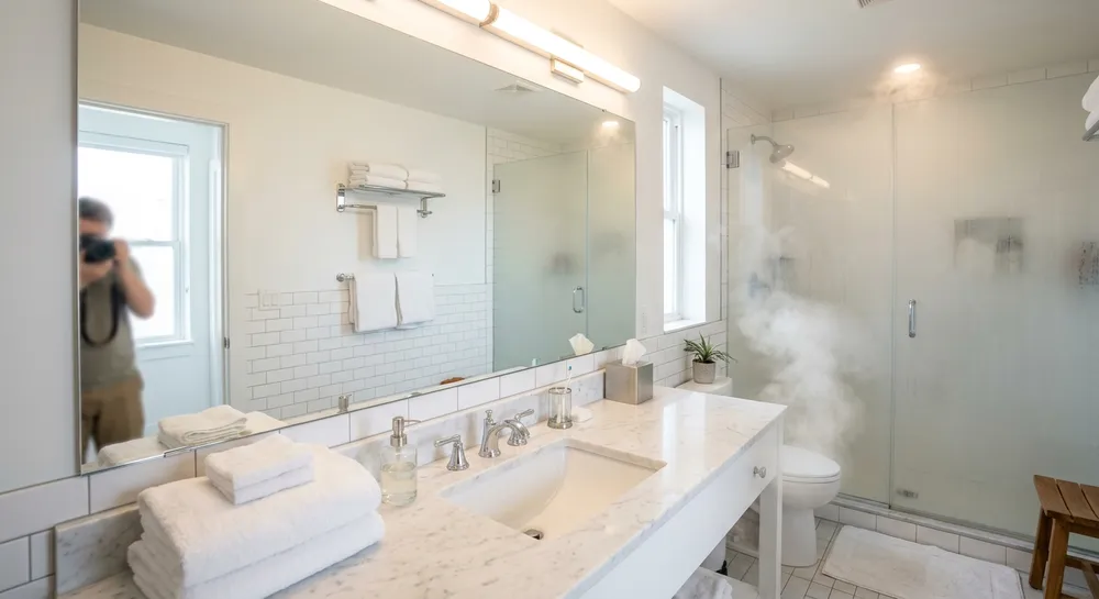 How to Specify Anti-Fog Bathroom Decor Mirrors for Hospitality Projects