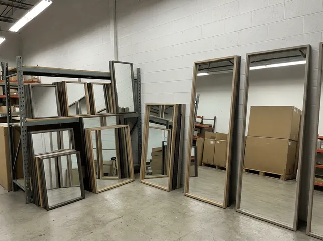 Rectangle decor mirrors from accent sizes to full-length formats