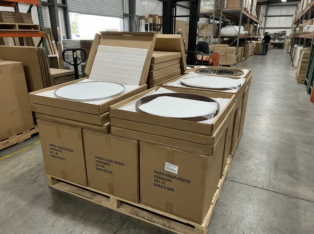 Round decor mirrors ready for wholesale sourcing