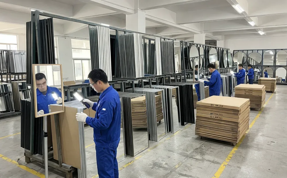 Modern mirrors for multi-family residential and apartment developments