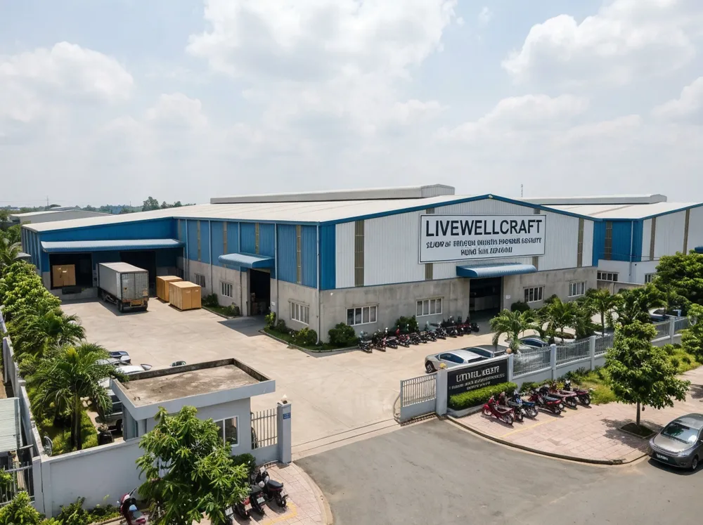 Livewellcraft 12,000 m² mirror manufacturing facility in Dong Nai, Vietnam