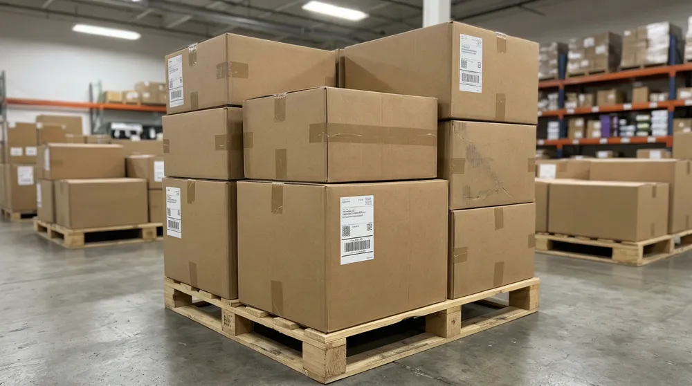 Packaged acrylic wall art ready for e-commerce fulfillment