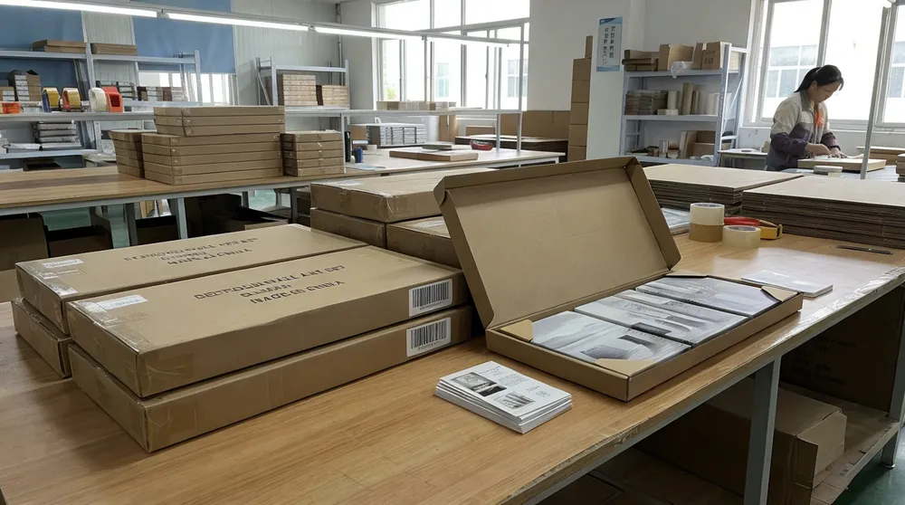 Bedroom wall art sets packaged for e-commerce fulfillment with retail-ready UPC labels