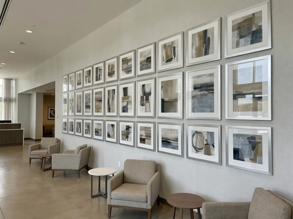 Hospitality and commercial interior wall art projects