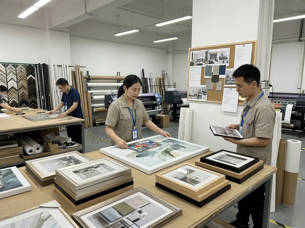 Interior designers and staging company wall art sourcing