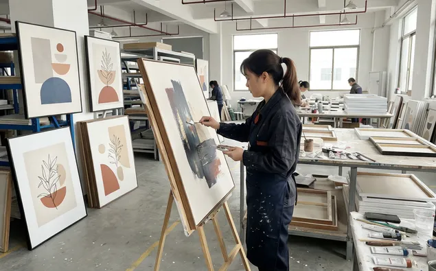 Aesthetic wall art with trend-driven designs