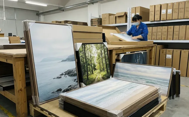 Nature wall art featuring landscapes and seascapes