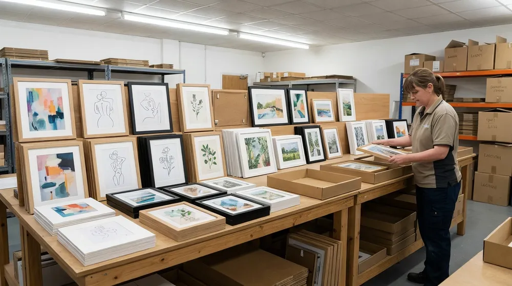 Small-format wall art for gift and art print market