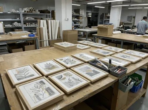 Small format drawings 30x40cm for gift wholesale channel