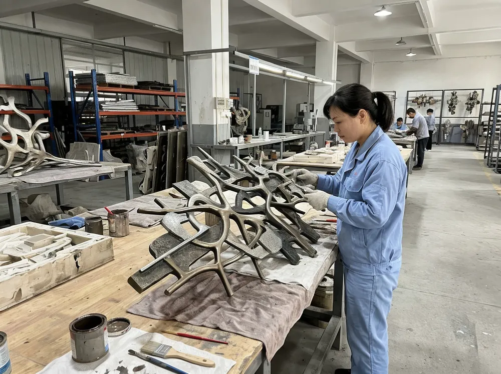 Exclusive wall sculpture design for interior design trade specification